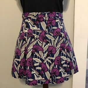 Club Monaco Valerie floral print skirt size 4